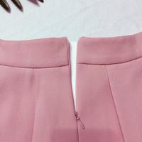 Heart High Waist Pleated Skirt - Thumbnail 4
