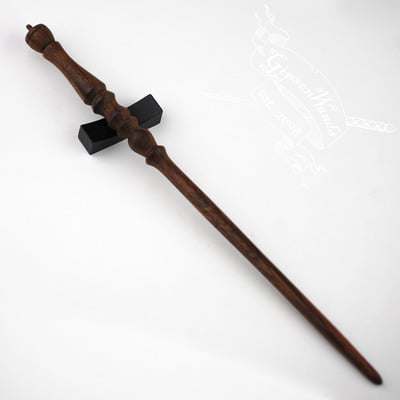 Fumed white oak wand 11 7/8th inch