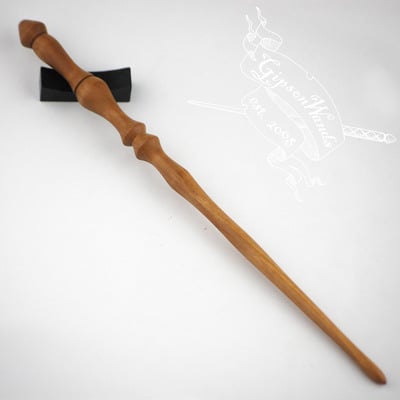 Pearwood wand 11 7/8 inch