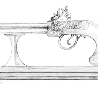  league of elder  " the old poltava"  interior  published illustration artwork  sketch - Thumbnail 5