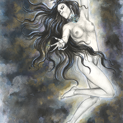  league of elder  "the wraith"  interior  published illustration artwork 