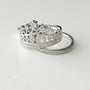 Silver Plated - Crown Ring - Princess Crown Ring - Stackable-1
