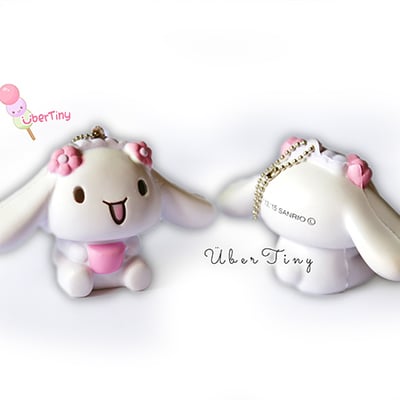 Cinnamoroll squishy (pink flowers) - Thumbnail 1
