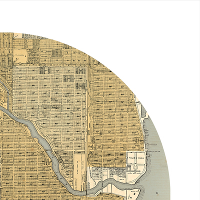 Miami - city poster - city map poster print