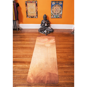 Striking lotus the premium eco mat/towel combination yoga mat - Thumbnail 1