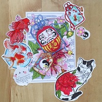 Omamori Daruma/Inuhariko - Prints - Thumbnail 1