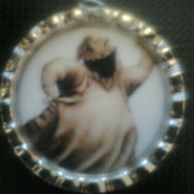 The nightmare before christmas oogie boogie bottle cap pendant