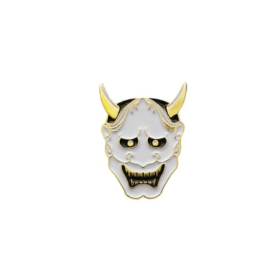 White oni pin - Thumbnail 3
