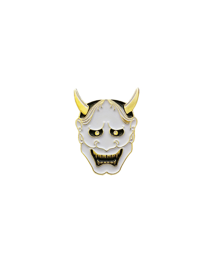White Oni Pin