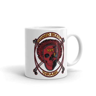 Shred, skate, thrash, coffee mug