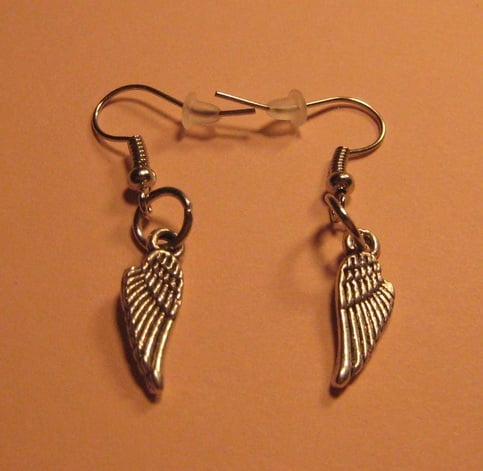 Antiqued Wings Earrings