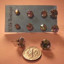 A.B. Acrylic Stud Earrings