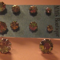 A.B. Acrylic Stud Earrings