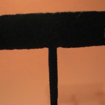 Black Acrylic Stud Earrings