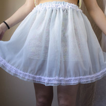 Baby ghost blue pastel skirt