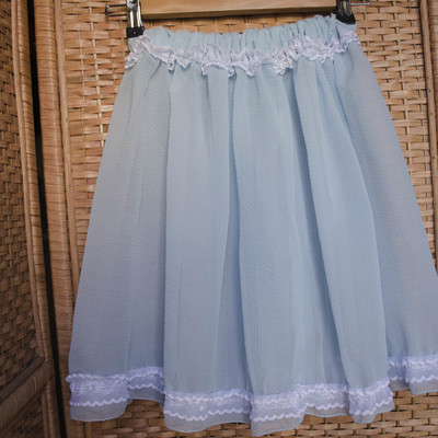 Baby ghost blue pastel skirt