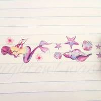 Watercolor Mermaid Washi Tape - Thumbnail 2