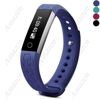 2017 latest model! mk1 smart bracelet heart rate monitor call sms reminder pedometer mileage calorie sleep remote camera smart alarm - Thumbnail 3