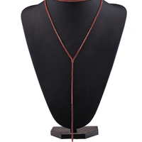 Fashion Sparkle Double Choker Necklace with Rhinestone for Girls - Thumbnail 4