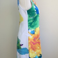 DONNA RICCO NY Floral Watercolor Sheath Dress - Thumbnail 2