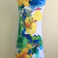 DONNA RICCO NY Floral Watercolor Sheath Dress - Thumbnail 3