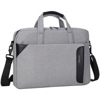 Business Laptop Bag Multi-Function Laptop Bag Handbag D8130W 14.1'' Gray - Thumbnail 2