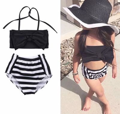 Black/White Swim suit