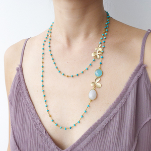 Reflections Moonstone Necklace - Thumbnail 2