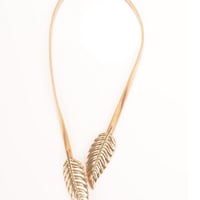 Creative Fashion Golden Iron Leaves Belt Waist Chain for Women - Thumbnail 2