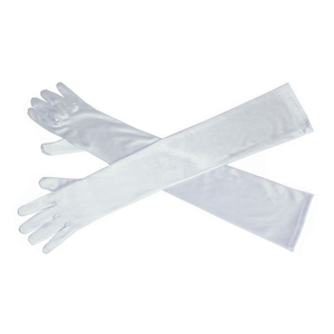 Audrey Hepburn-the Premium Breakfast at Tiffany's Long White Satin Gloves - Thumbnail 1