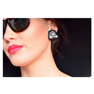 Audrey Hepburn-the Breakfast at Tiffany's Holly Golightly Costume Earrings - Thumbnail 2