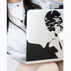Audrey Hepburn-the Abstract Breakfast at Tiffany's Holly Golightly Computer Decal - Thumbnail 1