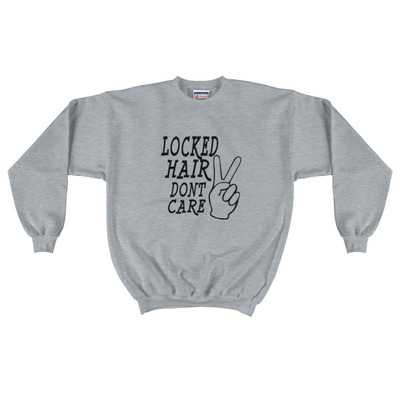 Locked hair sweatshirt