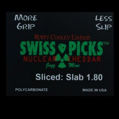 Nuclear jazz mini 72 picks sliced slab 1.80mm