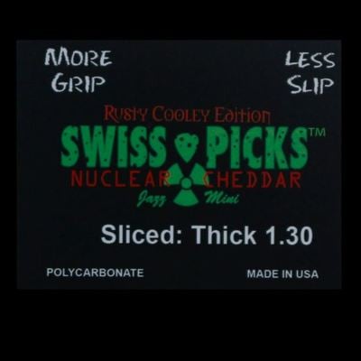 Nuclear jazz mini 12 picks sliced thick 1.30mm