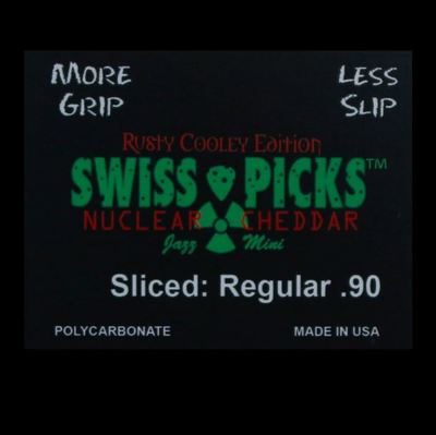 NUCLEAR JAZZ MINI 12 PICKS SLICED REGULAR .90MM