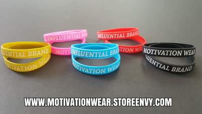 Motivation Wear Silicone Bracelets 