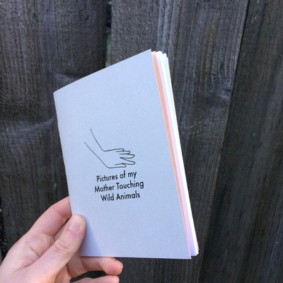 Pictures of my mother touching wild animals