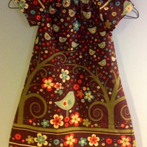 Peasant Dress- large (7/8 and 9/10)