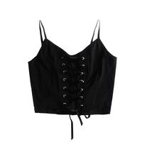 Lace up Crop Top - Thumbnail 2