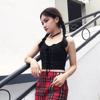 Lace up Crop Top - Thumbnail 4