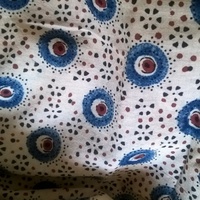 Summer scarf in hand block Ajrak prints - Thumbnail 2