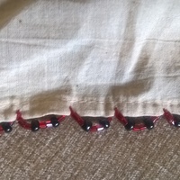 Summer scarf in hand block Ajrak prints - Thumbnail 4