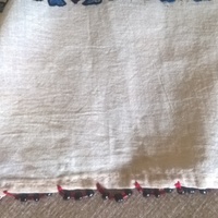 Summer scarf in hand block Ajrak prints - Thumbnail 2