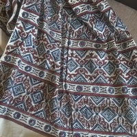 Summer scarf in hand block Ajrak prints - Thumbnail 2