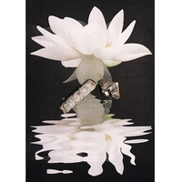 Transcendent lotus – the premium designer eco mat/towel combination yoga mat with raw hemp yoga strap - Thumbnail 3