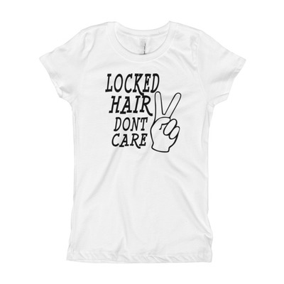 Locked hair girl's t-shirt