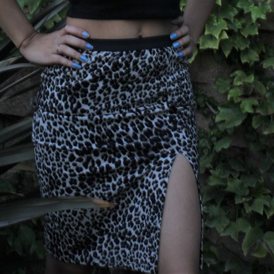 Leopard skirt