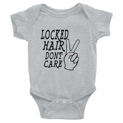 Locked hair infant bodysuit - Thumbnail 1