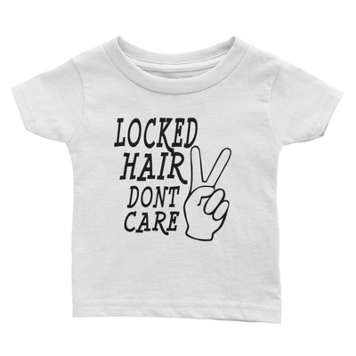 Locked hair infant tee